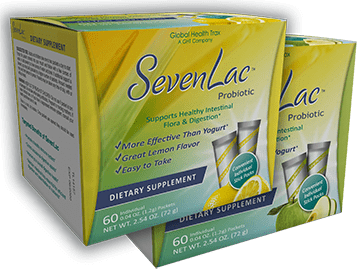 Lemon and Apple flavor SevenLac packages