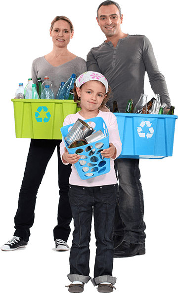 Global Health responsible family waste sorting